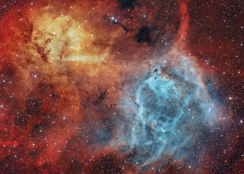 Sh2-32 Lion Nebula